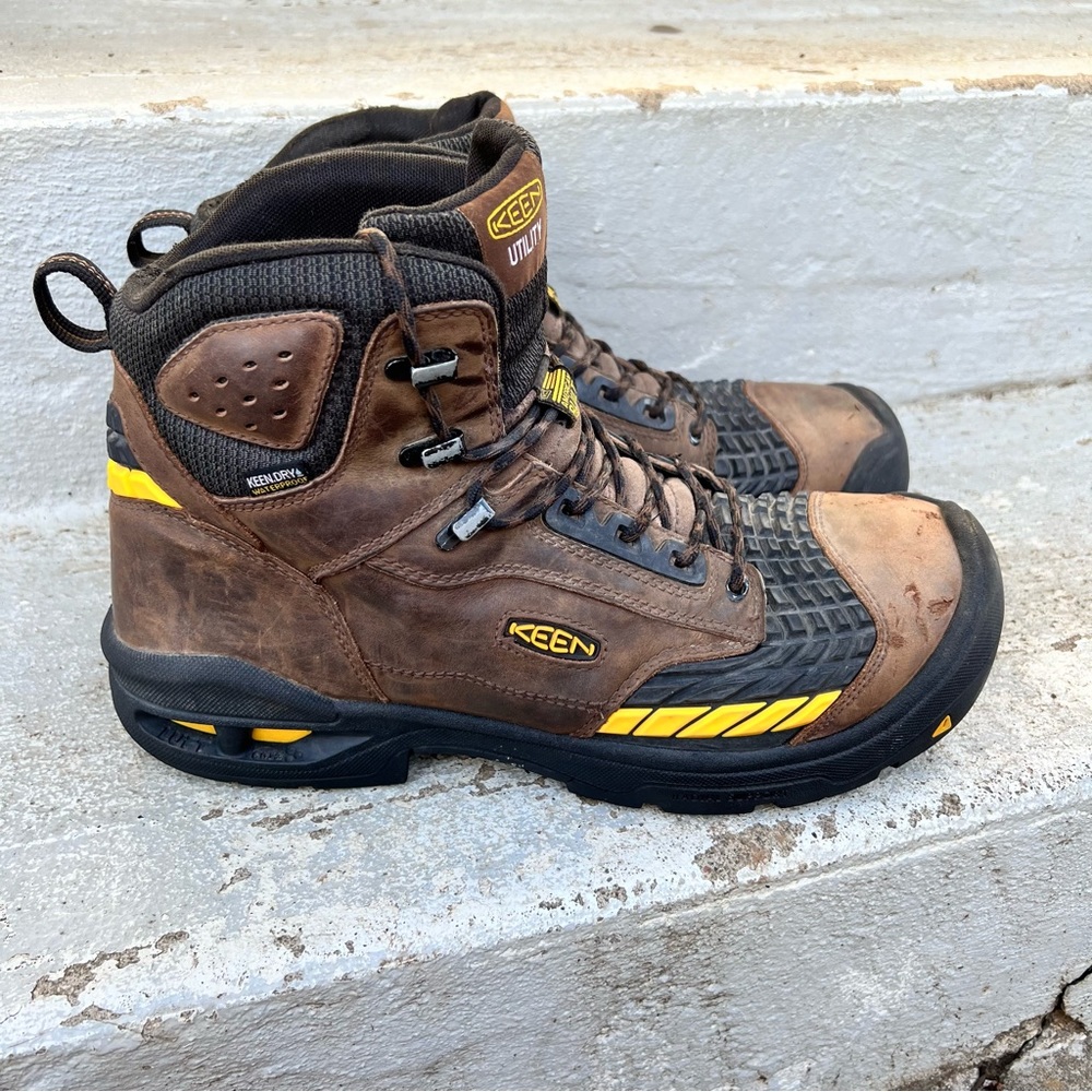 Men's KEEN Utility Troy 6" Composite Carbon Fiber Toe Shoes, Men’s 12D